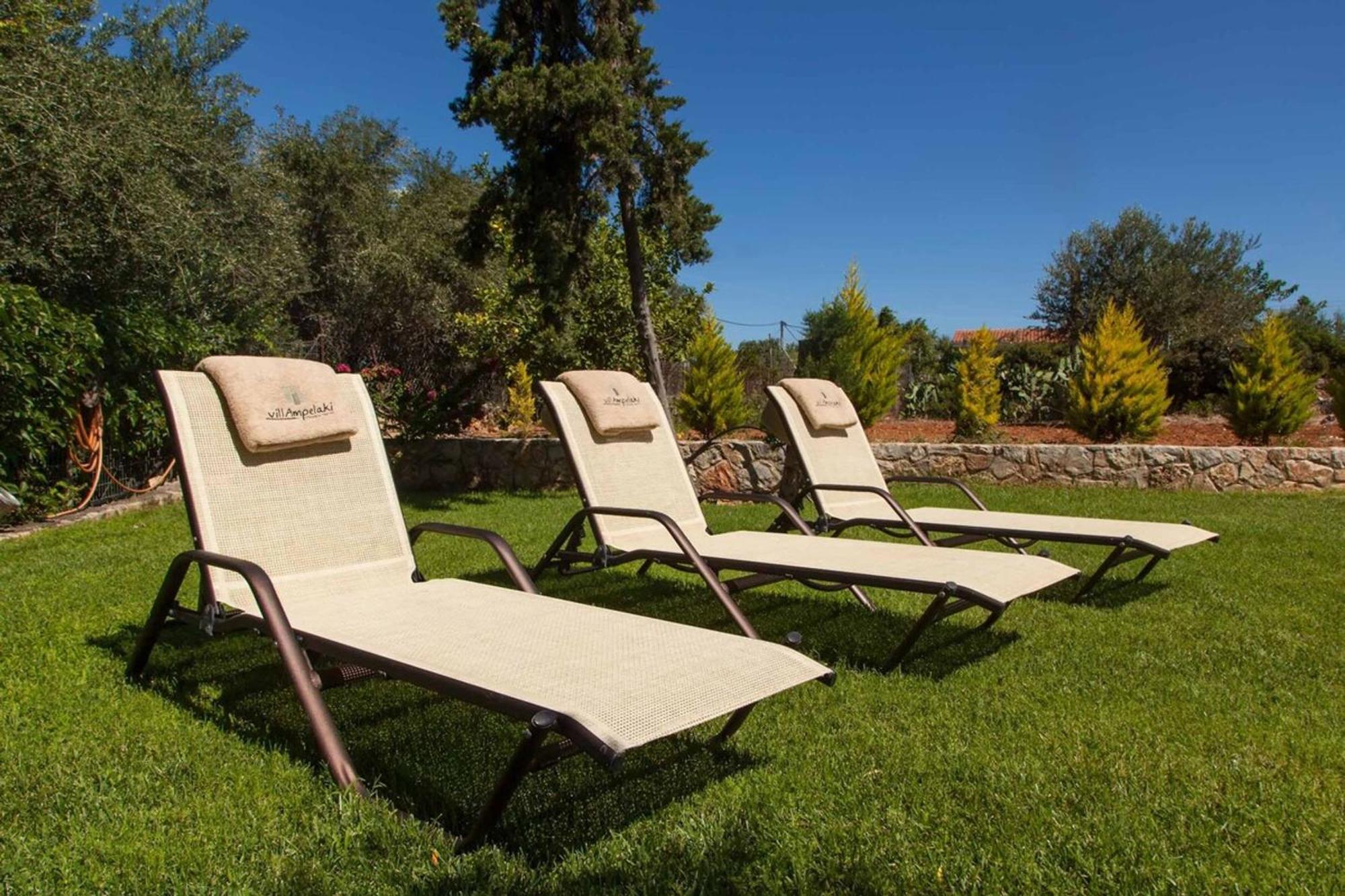 Villa Ampelaki - Premium Villa With Heated Pool Kunupidianá Kültér fotó